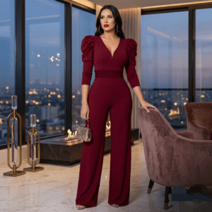 Enterizo Elegante Milán Manga Bombacha