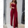 Enterizo elegante pantalón en capas