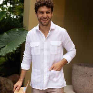 Guayabera clasica en lino