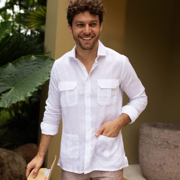 Guayabera clasica en lino
