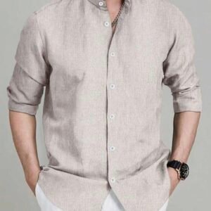 Guayabera formal cuello mao