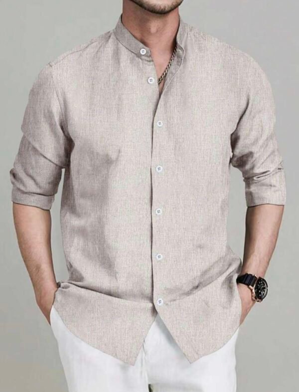 Guayabera formal cuello mao