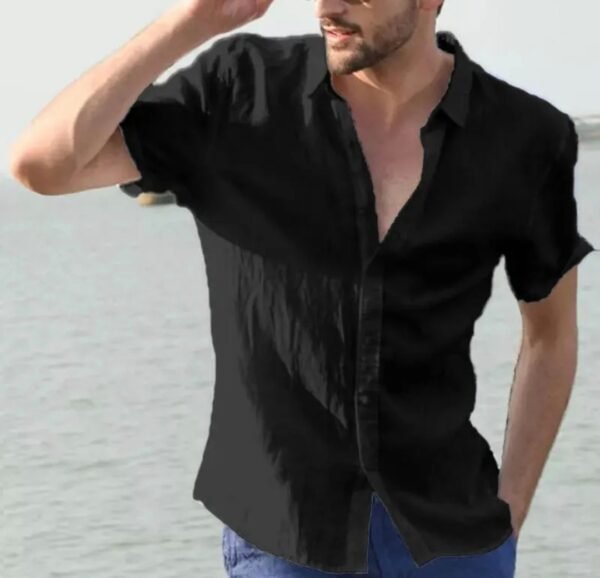 Guayabera manga corta casual