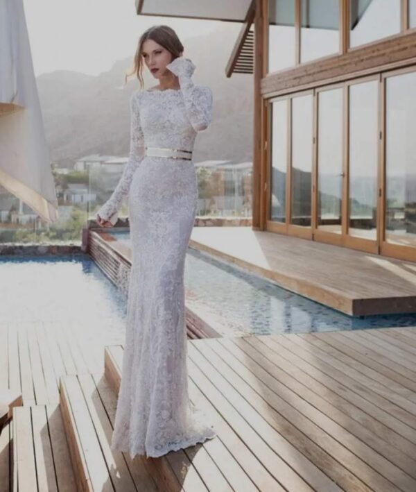 Vestido elegante para novia