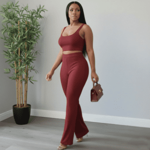 Enterizo dos piezas bota ancha