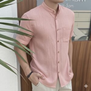 Guayabera Lino Cuello Mao