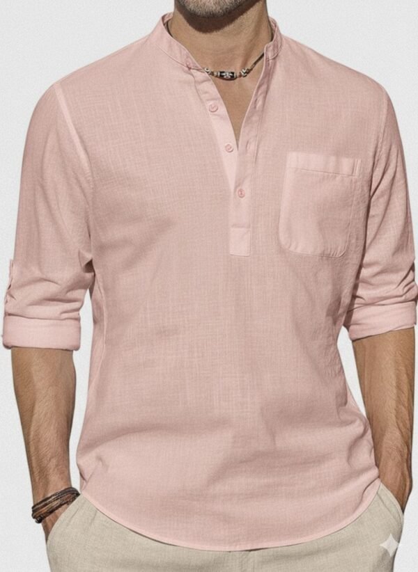 Guayabera informal en lino - Imagen 4