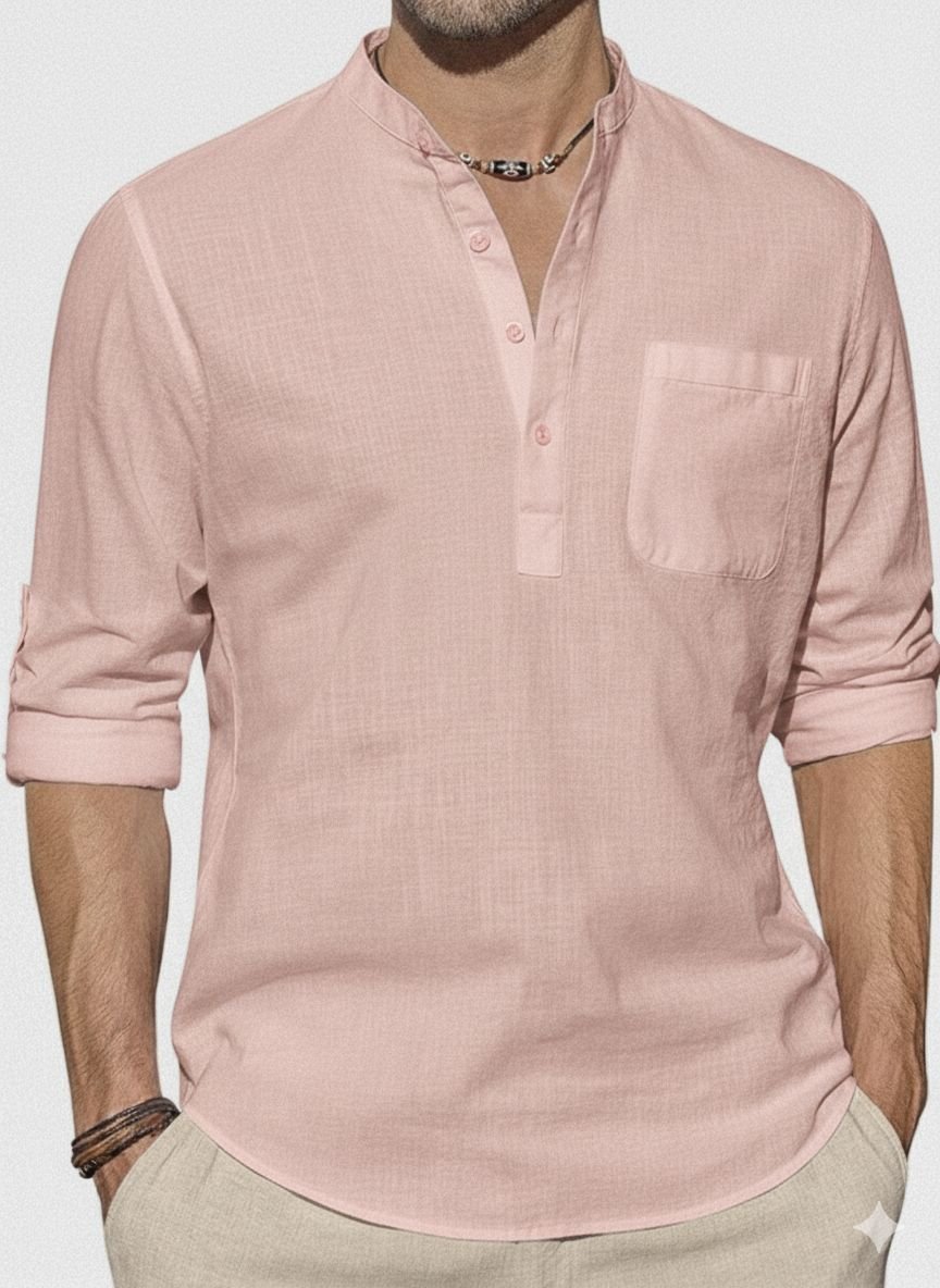Guayabera informal en lino - Imagen 4