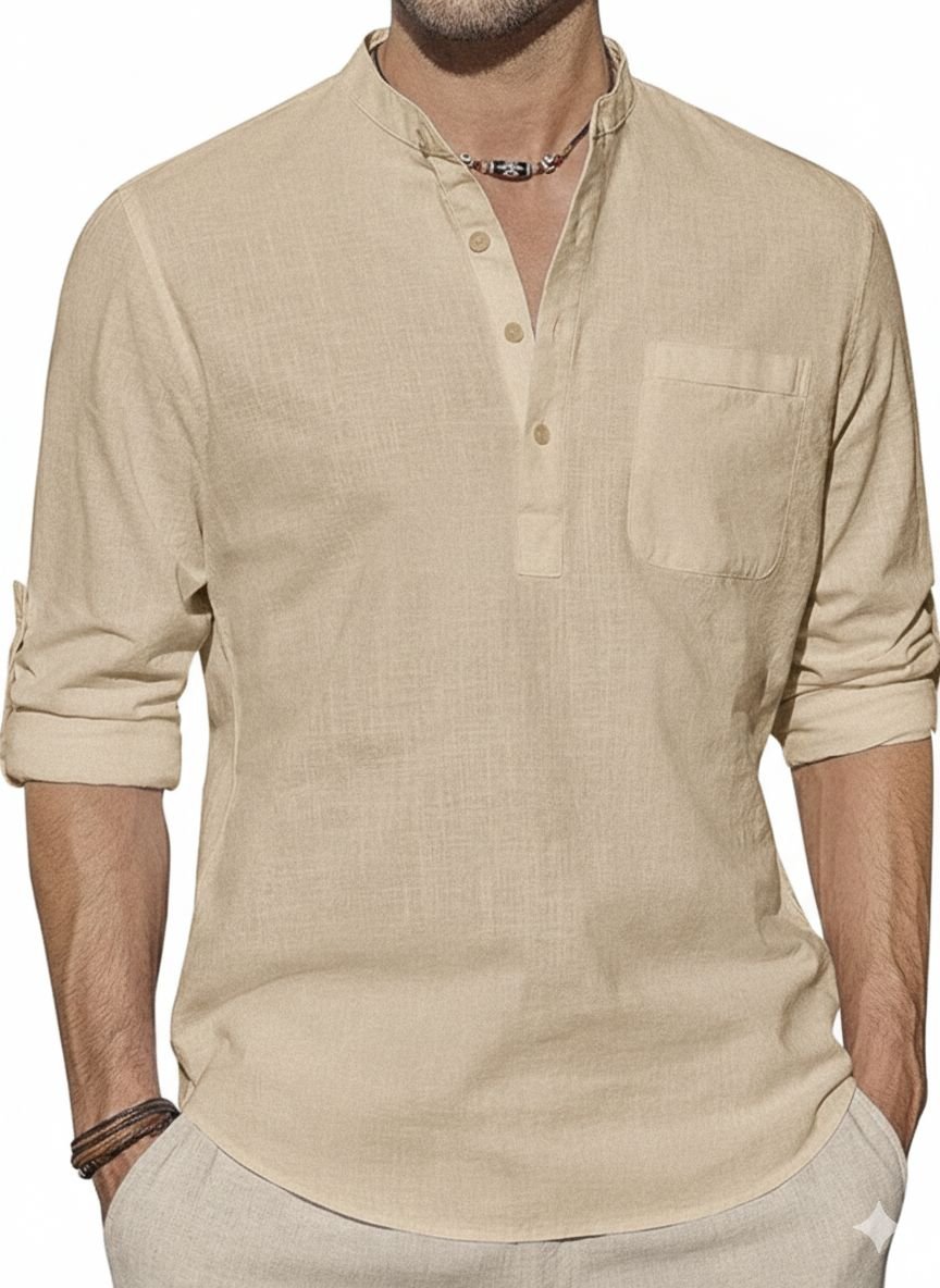 Guayabera informal en lino - Imagen 5
