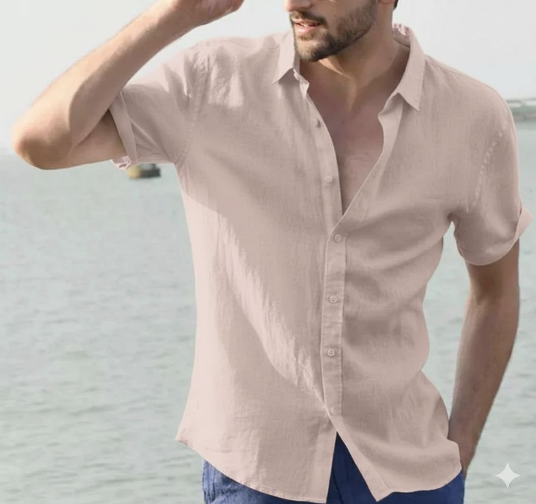 Guayabera manga corta casual - Imagen 5