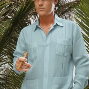 Guayabera clásica en lino